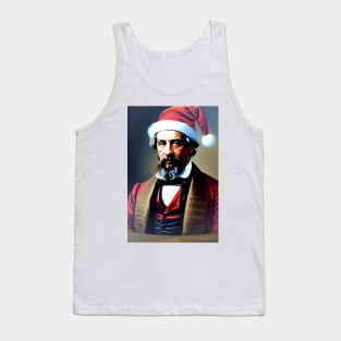 Santa Charles Dickens (Celebrity Christmas) Tank Top